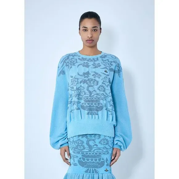 Vivienne Westwood Women Jules Crewneck Knitted Jumper - Picture 1 of 6